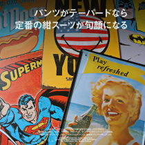 Exit tail single retro smiley face Batman hot dog sheet metal painting