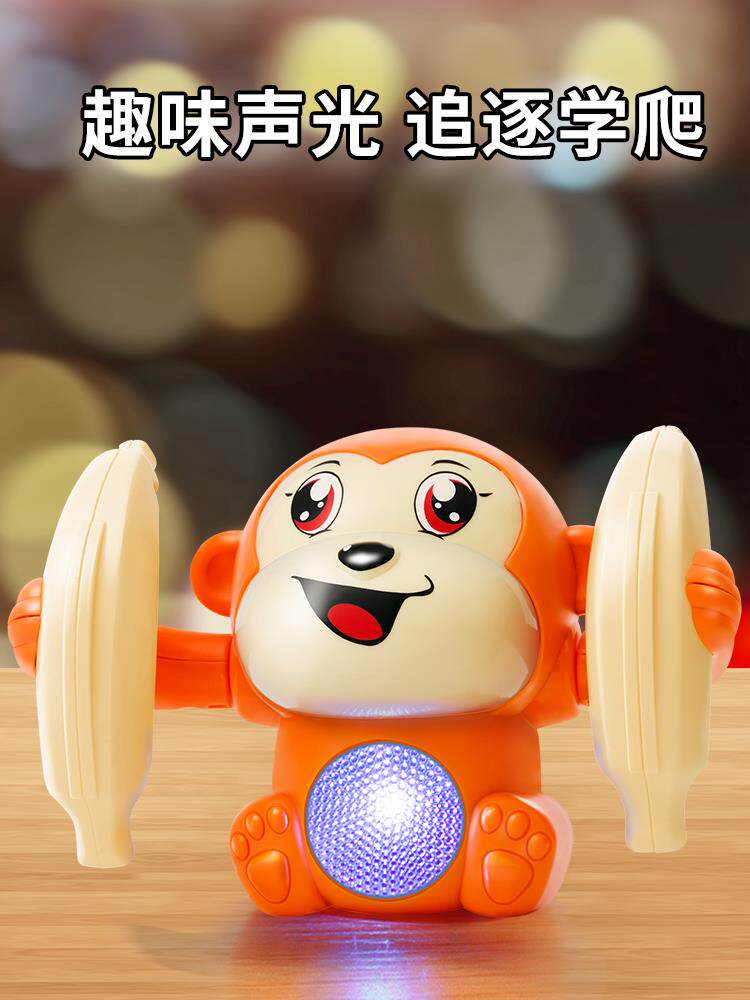 Baby creeping toy guided climbing practice 1 Electric 0-8 months Baby 3 Head Training Theorator for more than 6 months