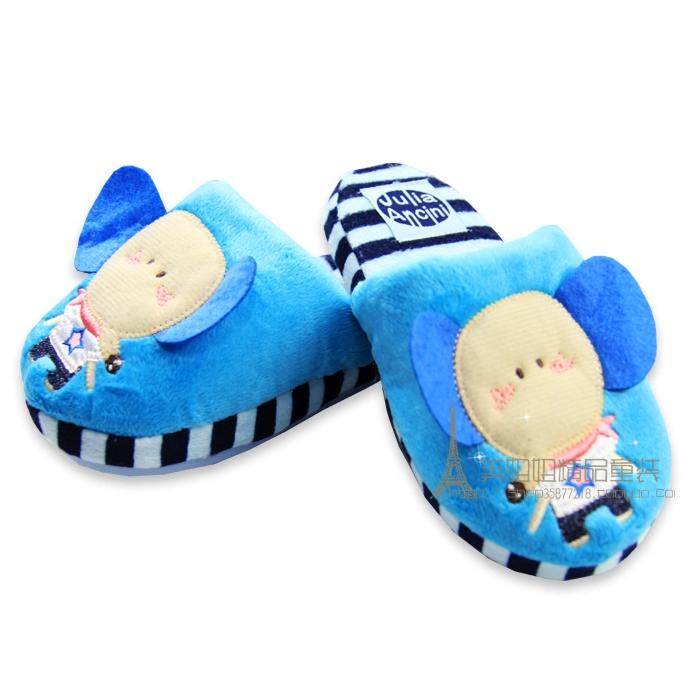 Pantoufles enfants en suède pour hiver - semelle mousse - Ref 1016784 Image 44