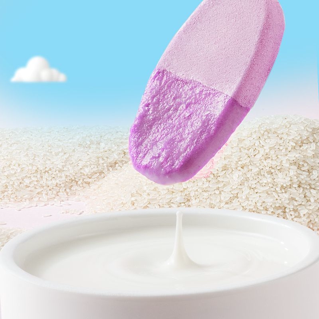 [Little Deer Lanlan-Probiotic Freeze-Dried Rice Crackers]Baby Snacks Teething Biscuits No White Sugar Added