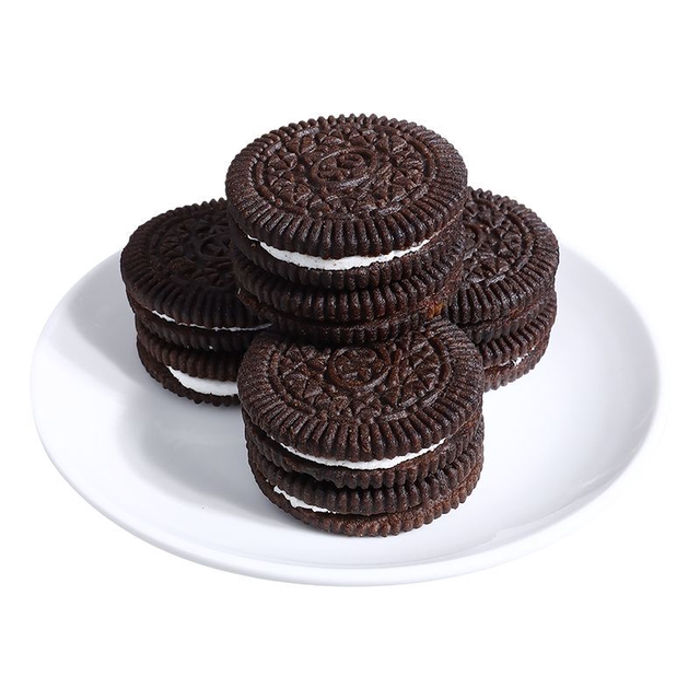 Three Squirrels Fun Biscuits Sandwich Biscuits 52g Casual Snack Biscuits Milk Chocolate Biscuits