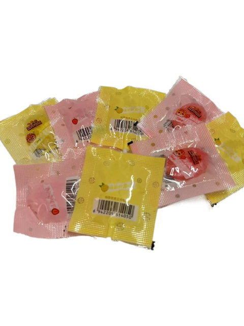 [Pack of 10] Three Squirrels Vitamin C Lollipops Fresh Lemon Strawberry Flavor Lollipops Children's Snacks