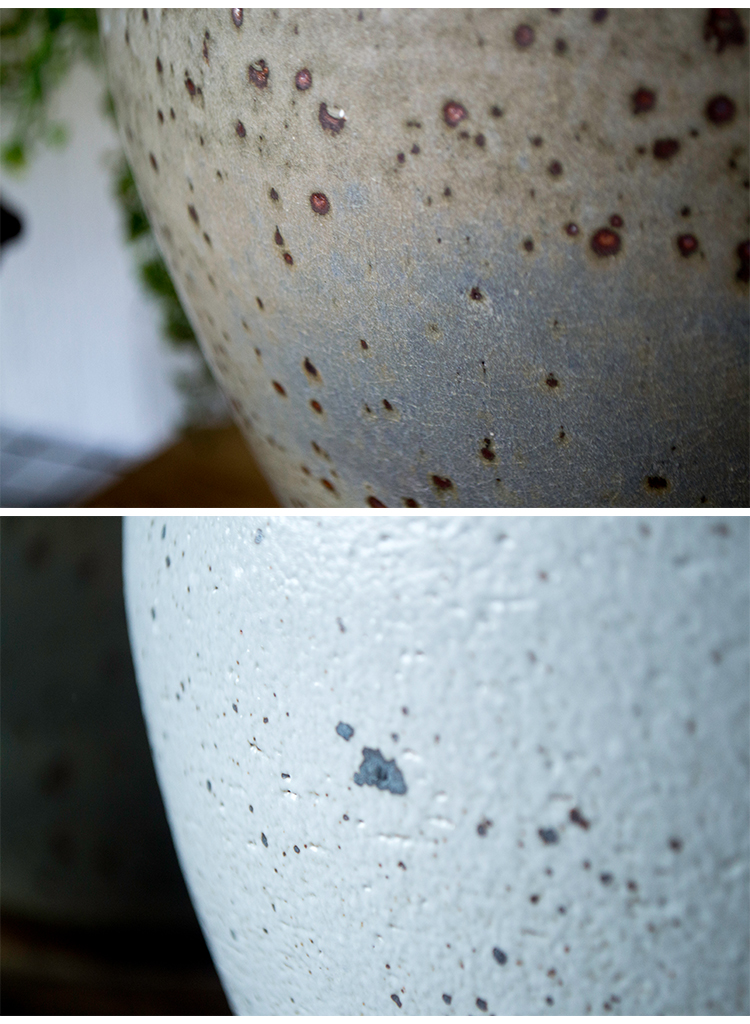 Dừng lại | Jingdezhen thủ công gốm hoa gốm gốm gốm hoa lớn chèn hoa cá tính nhà bình - Vase / Bồn hoa & Kệ giỏ treo hoa ban công