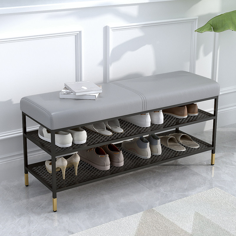 Nordic 20cm wide swapped shoes stool soft bag cushions for sitting style shoes for home doorway small shoe shelves ultra narrow long bench