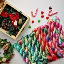 Sold out Streamer Dance]Christmas Special Edition Hand-dyed gradient silk