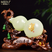 Glazed Jade Hyacinth Pendulum of Flu Feng Shui Feng Feng Shui Feng Shui Zuccio Relocation New Residence Living-room TV Wine Cabinet Home Decoration Goods