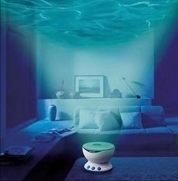 Ocean lamp projection lamp led sea wave healing home family bedroom starry sky lamp Valentine's Day birthday graduation gift