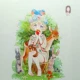Vải thủ công DIY 12 sợi vải định vị thơm vải vàng 34 * 50CM đối xứng hai chiều vải poly cotton
