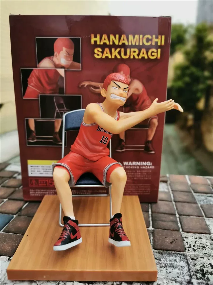 Специальная цена Slam Dunk Сакураги Ханамити даёт Коучу Анзаи массаж лица, табурет, статуя, коробочная модель