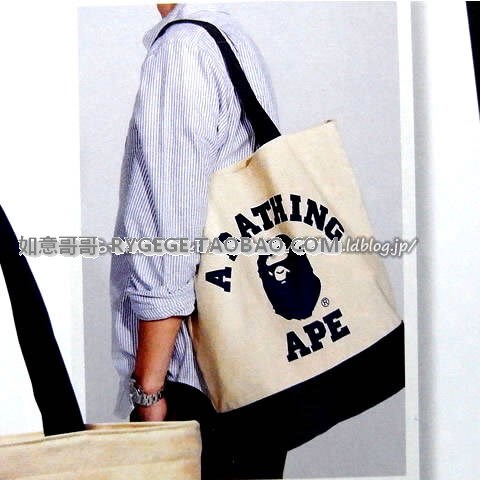 Ruyi Bape a Bathing Ape Appendix Shoulder Bag/Canvas Bag/Tote Bag