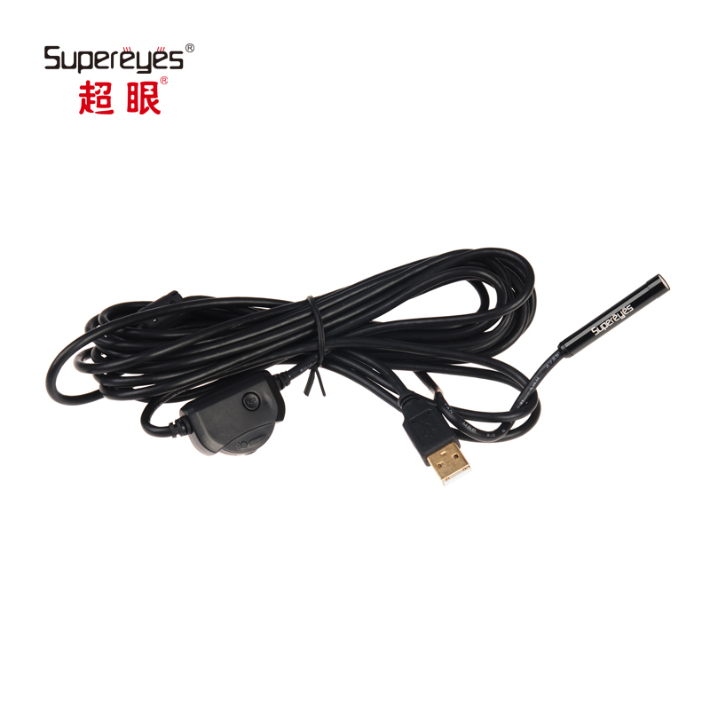 Super eye HD 7mm flat camera industrial endoscope pipeline auto repair miniature camera waterproof N015