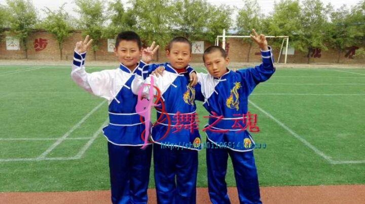 Ngày tết trẻ em Trung Quốc mới tập thể dục Kung Fu quần áo trẻ em tập thể dục võ thuật biểu diễn sân khấu trang phục võ thuật đồ bộ cho bé