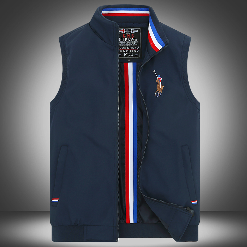Paul Brand Polo Shirt Vest Casual Sports Men's Thin Cotton Spring, Autumn and Winter Men's Vest Jacket