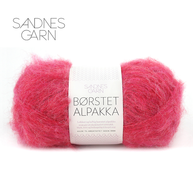 SANSANNES GARN BORSTET ALPAKKA Import of cashmere wool handmade wool bracelet jacket line