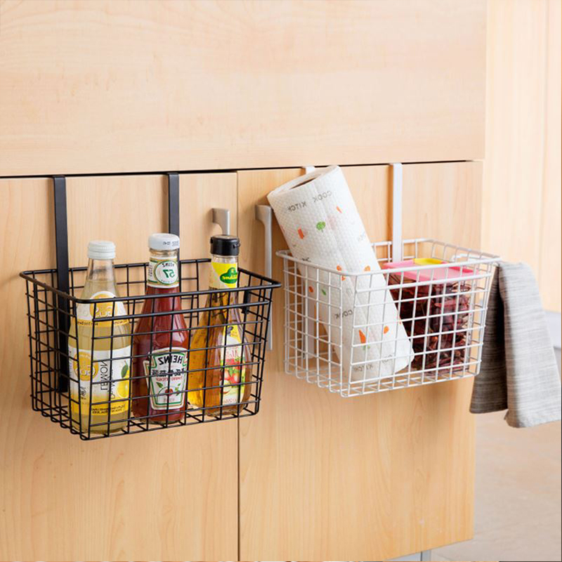 Day Style Iron Art Containing Basket Kitchenette Free hanging basket Basket Bathroom Makeup Room Hanging Shelf Storage