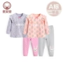 Youbeiyi Heat Cotton Series Cô gái mùa xuân và mùa thu Bộ phim hoạt hình Quần áo trẻ em Trẻ em cổ tròn Áo thun trẻ em mặc bán quần áo trẻ em