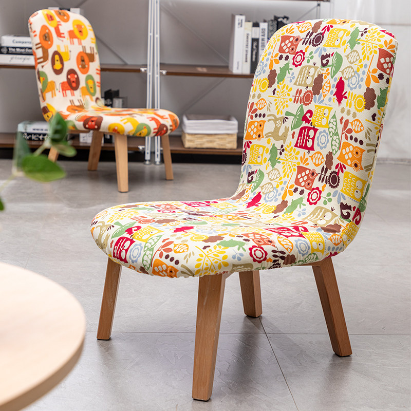 Home small and small with backrest adult stool book corner small sofa ins net red bench nursing chair low stool