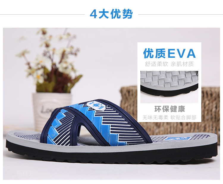 Giày dép ngoài trời và dép nam mùa hè bọt xốp chống mài mòn nhẹ bãi biển nhẹ kích thước lớn giản dị dày đáy dép pha lê dép rọ nam