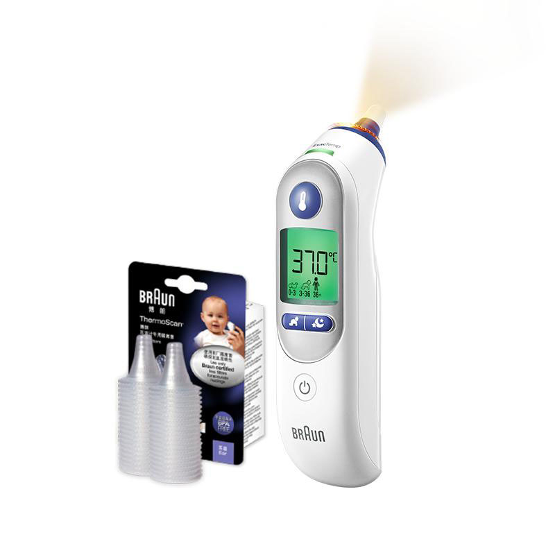 Braun博朗耳温枪6520升级款IRT6525+LF40体温计家用医用婴儿专用 Braun博朗耳温枪6520升级款IRT6525+LF40体温计家用医用婴儿专用