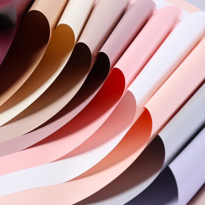 Single color paper pure color Euya paper morning wind first love Korean wind paper flower shop floral floral packaging material to pure waterproof paper