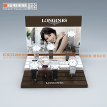 Watch display props jewelry display rack counter tray live jewelry tray Longines display rack storage box design