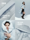 Semir, пуховик, зимняя толстовка с капюшоном, водонепроницаемая куртка, длина макси, подходит для подростков, увеличенная толщина