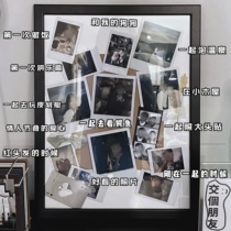 DIY Creative Internet Red Photo Frame Advanced Ritual Sensation Walking of the Heart Photo Walking Center Birthday Sends Boys Girlfriend 520