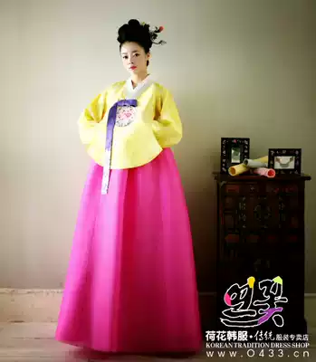 Korean imported fabric Tang Yi Hanbok Bride Hanbok Court Hanbok Dachangjin Hanbok H-T01207