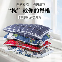 Buckwheat shell pillow Cassiae plant pillow core sleeping cervical spine single care child student adult flower and grass partial hard