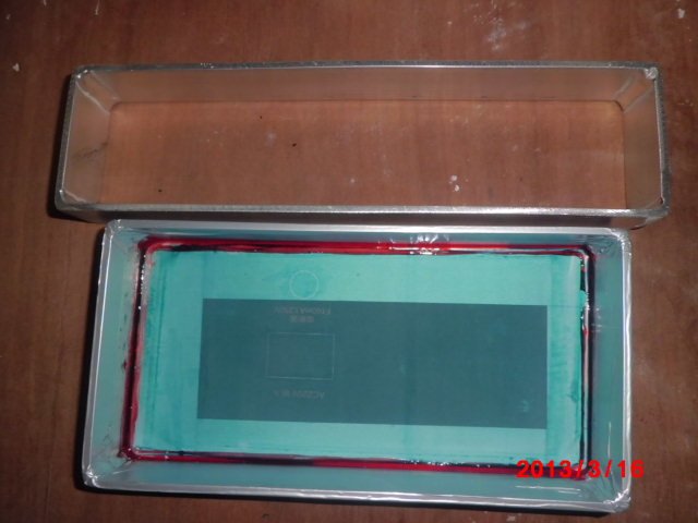 Special silkscreen version production L rims single side frame online version printed mesh plate web plate making