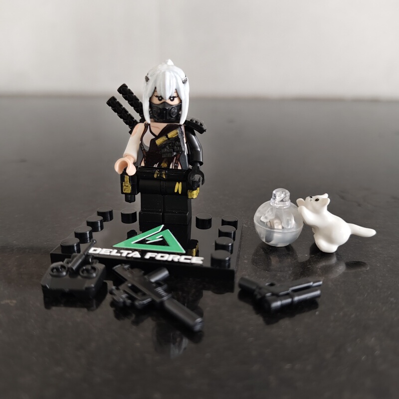 Delta Operation Claw Fang Mai Xiaowen Action Figure Ink Cloud Figure Collectible Model Toy Mai Xiaoshu Weilong