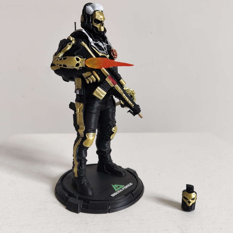 In-Stock Red Wolf Figure, Golden Rose Delta Operation Large Boxed Figure, Deltaforce Model Toy