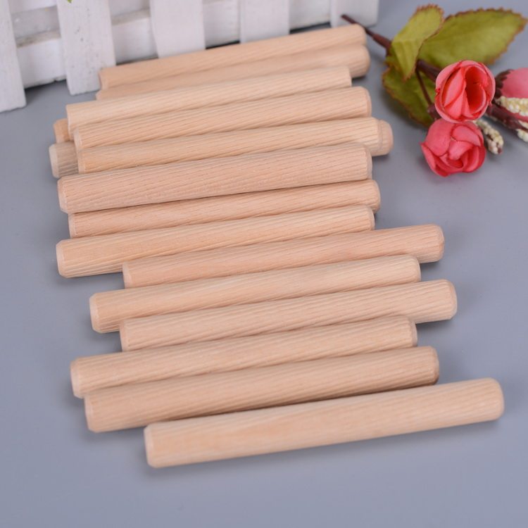 Lotus wood 12*100 lotus wood log tenon wood tip twill wood plug stick wood nail furniture fittings 500