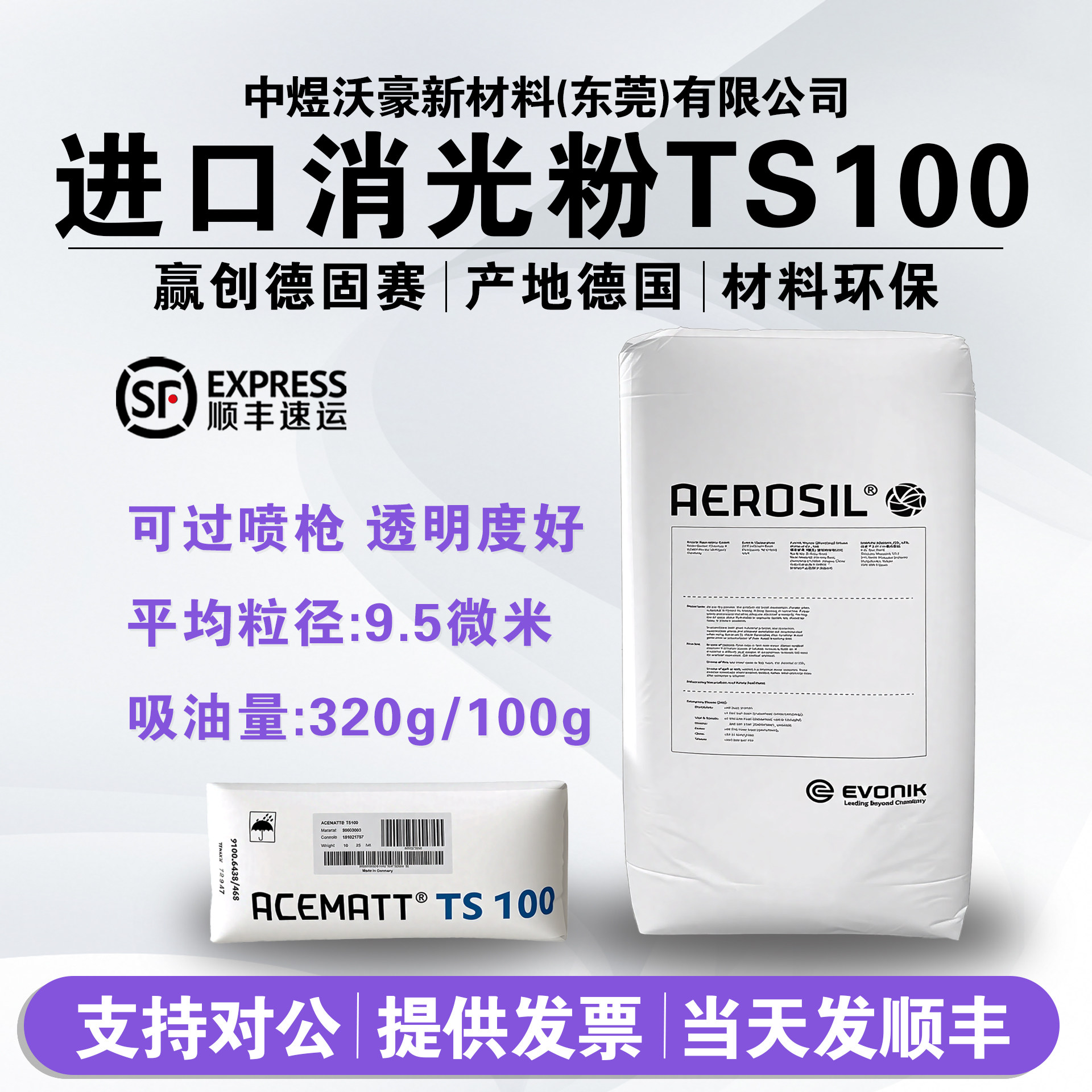 德固赛消光粉TS100 气相法高透明消光剂 赢创TS100哑光粉 降低光泽度涂料添加剂 德国进口涂料助剂