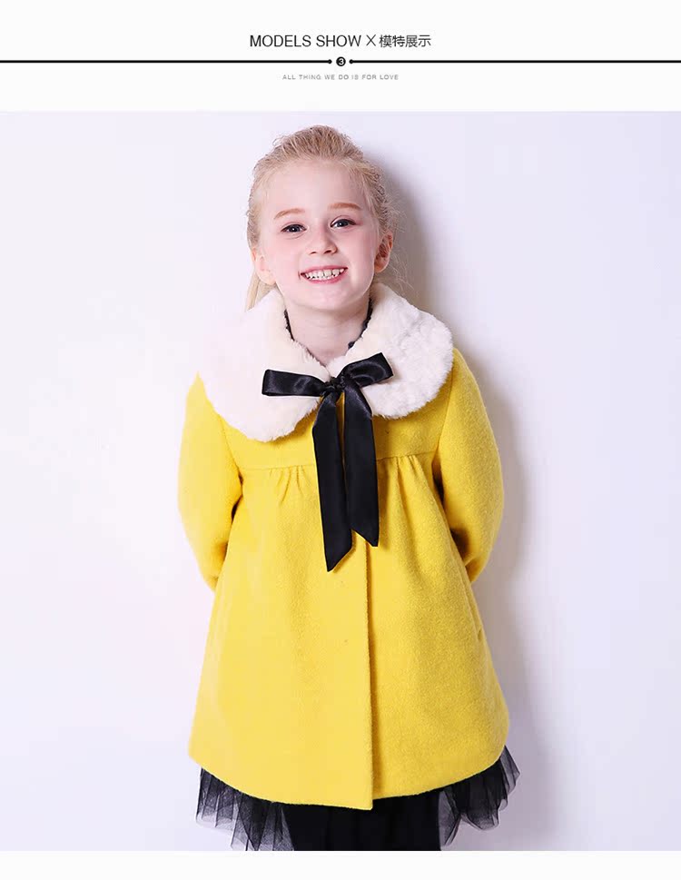 Manteau pour fille MIQIDIDA en laine - Ref 2161774 Image 18