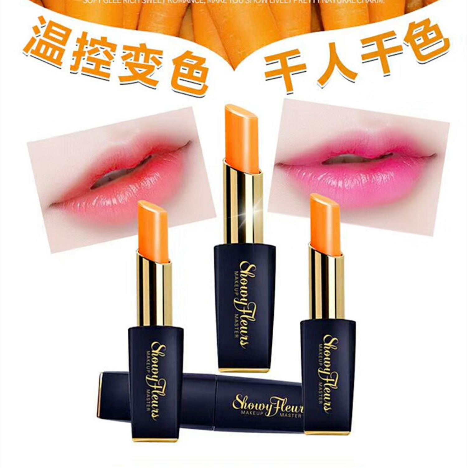 Son môi carotene thay đổi màu sắc dưỡng ẩm dưỡng ẩm cho sinh viên dưỡng ẩm kéo dài không đánh dấu chẵn lẻ nữ không dính cốc - Son môi romand 02