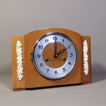 Nostalgic old objects antique old-fashioned Sanwu brand 555 table clock mechanical swing clock parents and elderly gifts