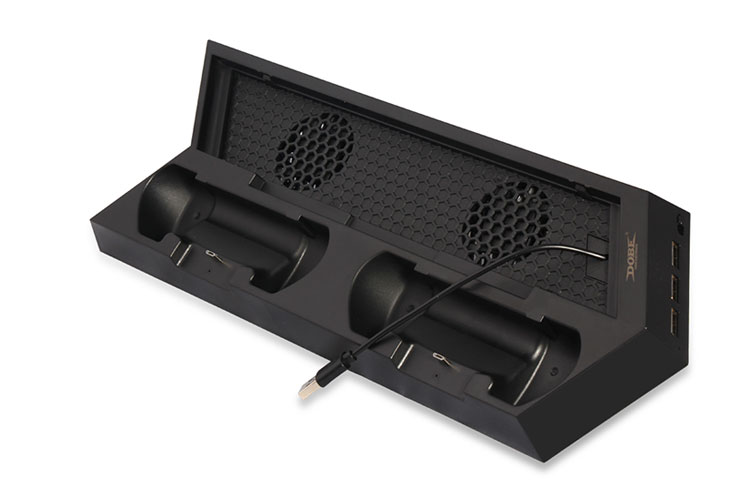 Quạt làm mát PS4 / SLIM / PRO Khung quạt cơ sở Bộ sạc tay cầm Bộ sạc kép đa chức năng PS4 - PS kết hợp cáp sạc samsung chính hãng