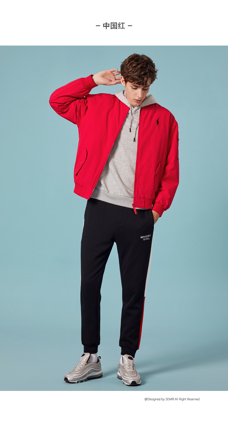 Quần áo cotton Senma nam 2019 mùa đông nam mới quần áo áo khoác học sinh áo khoác rộng đẹp trai áo khoác cotton dày - Bông áo jean nam