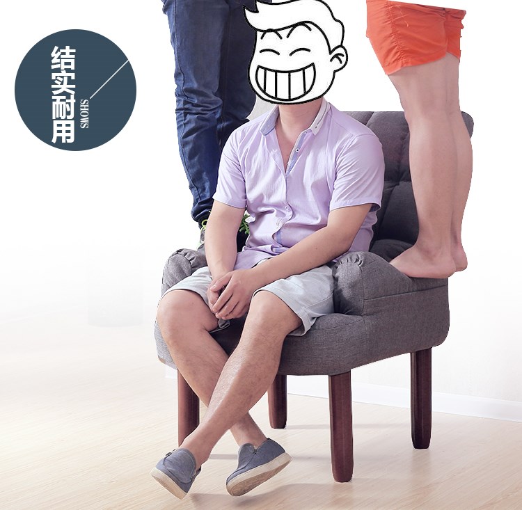 Beanbag đơn armrest thoải mái vải cũ PC thường truyền ban cho con bú ghế tựa dưỡng thai - Ghế sô pha ghế sofa góc