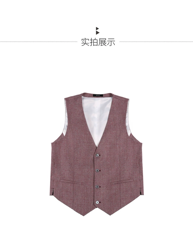 Brloote / Balut vest nam kinh doanh thời trang áo len lông cừu quý ông vest 2019 - Dệt kim Vest
