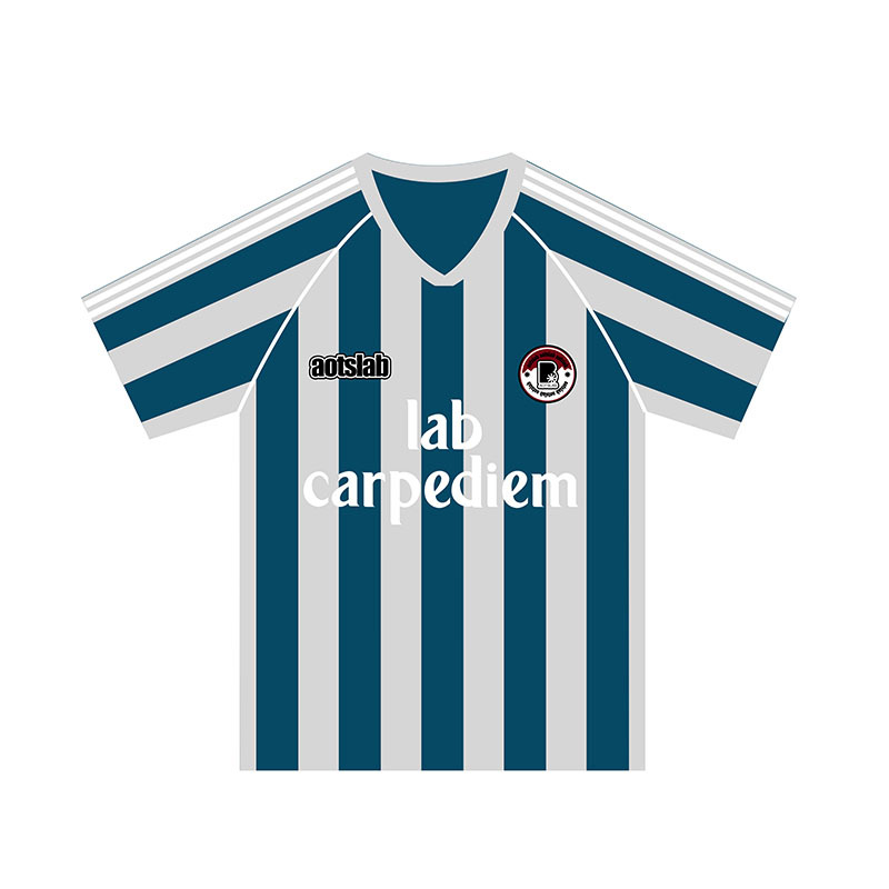 Aotslab2025 Jersey Motorcycle Short-Sleeved Summer Half-Sleeved American-Style Red, Black, Blue and Gray Striped T-Shirt Quick-Drying Top