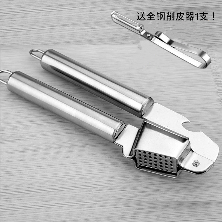 Press Garlic Mashed Stainless Steel Pressed Garlic machine Manual clip garlic Divine Instrumental Home Kitchen Supplies Garlic Hibiscus Garlic Press Garlic Press