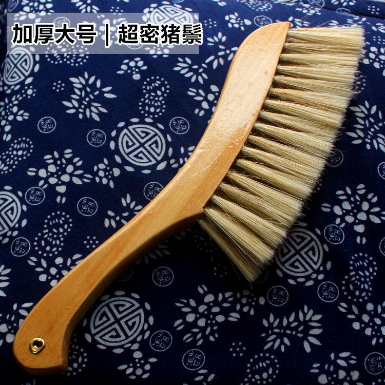 Thickened large solid wood handle soft hair bed brush bristle bed brush Household solid wood anti-static small broom broom broom broom broom broom broom broom broom broom broom broom broom broom broom broom broom broom