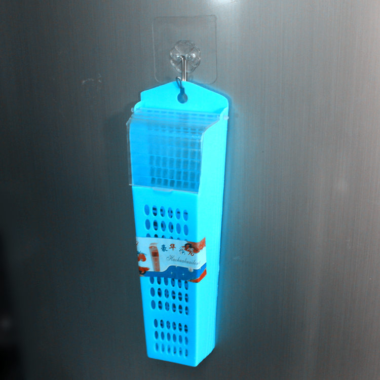 Korean plastic chopstick cage with lid Dust-proof insect-proof household kitchen chopstick tube tableware drain cage Nail-free wall-mounted