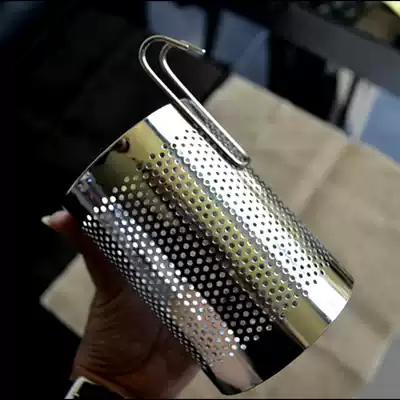 Kitchen supplies Stainless steel chopsticks holder Hanging chopsticks holder Chopsticks holder Tableware storage tube Round chopsticks holder