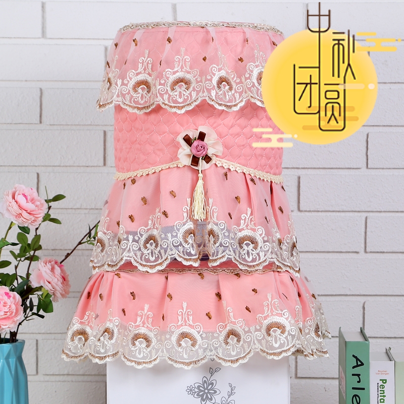 Brief FASHION WATER DISPENSER HOOD DUST PROTECTION SLEEVE HOME LIVING ROOM MODERN BRIEF JOLACE SILK LACE FRESH HOME BUCKET JACKET