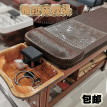 Head Doug soup push-pull bed pillow Huisei Factory Direct Thai Style Bed Leather Pillow Accessories Punch Bed Massage Official standard