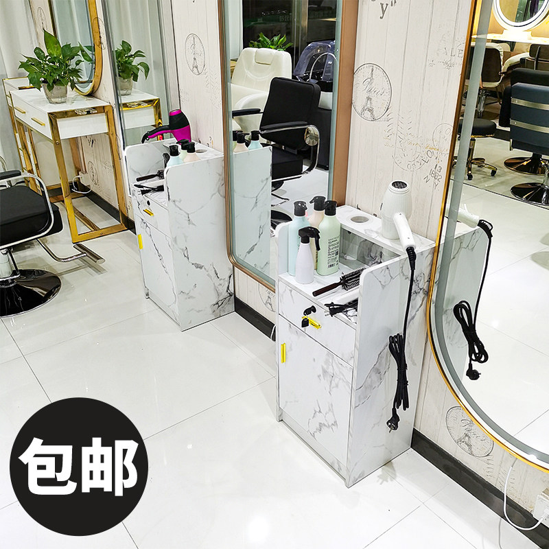 Hair Salon Beauty Hair Stroller Solid Wood Small Cupboards Dressers TOOL CABINET MULTILAYER DRAWER CONTAINING BOX STAINLESS STEEL HOLDING CABINET