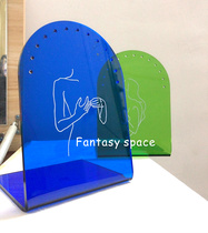 Nordic art acrylic jewelry furnishings ins earrings display decoration light luxury simple creative storage Bookstop
